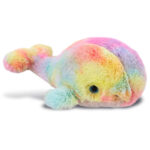 Rainbow Whale Small 7″ – Super-Soft Plush