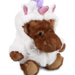 Brown Sitting Moose – Unicorn Super Soft Plush