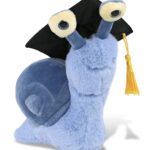 Blue Snail Small 5.5″ With Graduation Dress Up Set  – Super-Soft Plush
