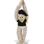 Long Arm Hanging White Squirrel Monkey – Super Soft Plush