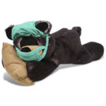 Sleeping Black Bear With Pillow – Super Soft Plush