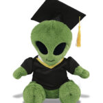 Alien 11″ With Graduation Dress Up Set  – Super-Soft Plush