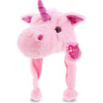 Pink Unicorn With Mother’S Day Heart Plush – Super Soft Plush Hat
