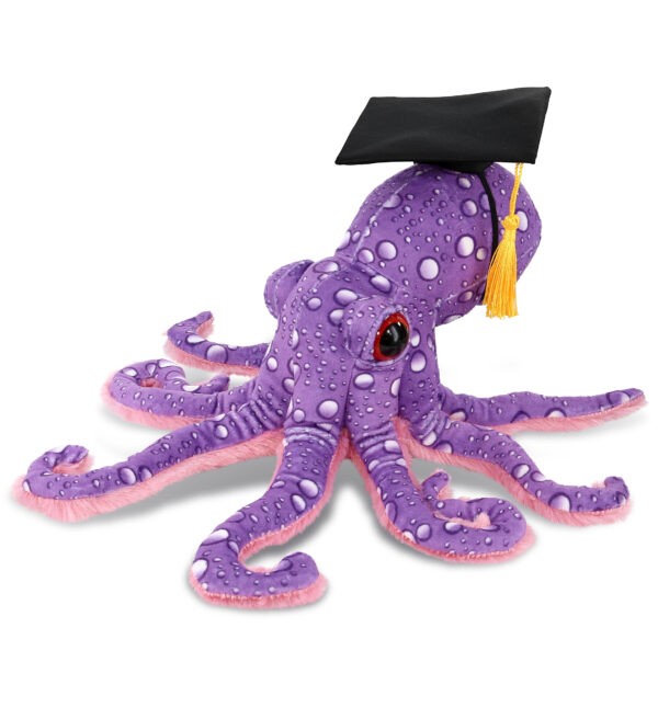 12" Purple Octopus - Wild Collection Plush