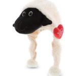 Black Nose Sheep With Valentine Heart Plush – Super Soft Plush Hat