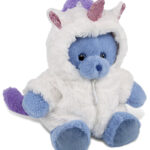 Baby Blue Bear 8″ With Unicorn Dress Up Set  – Super-Soft Plush