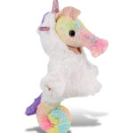 Rainbow Seahorse 15″ With Unicorn Dress Up Set  – Super-Soft Plush