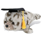 Seal 10″ With Graduation Dress Up Set  – Super-Soft Plush