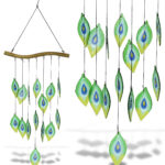 Peacock Feathers – Wind Chime