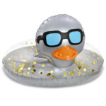 Duck Pool Tube – Silver – Poza