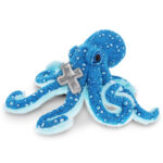 Wild Collection Plush Blue Octopus With Cross Plush – Super-Soft Plush