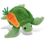 Green Sea Turtle 6.5″ With Carrot Plush – Super-Soft Plush