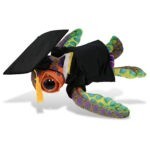 Colorful Sea Turtle 10″ With Graduation Dress Up – Wild Collection Plush