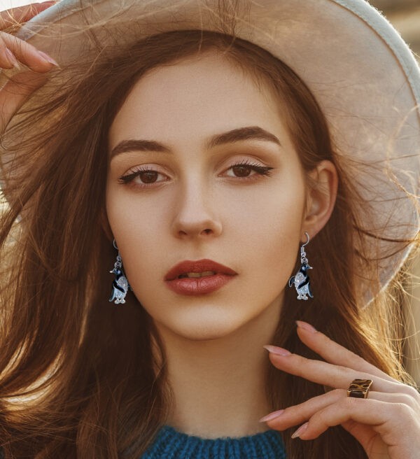 Penguin - Sparkling Earrings - Image 6