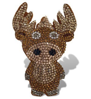 Moose - Sparkling Rhinestones Magnets