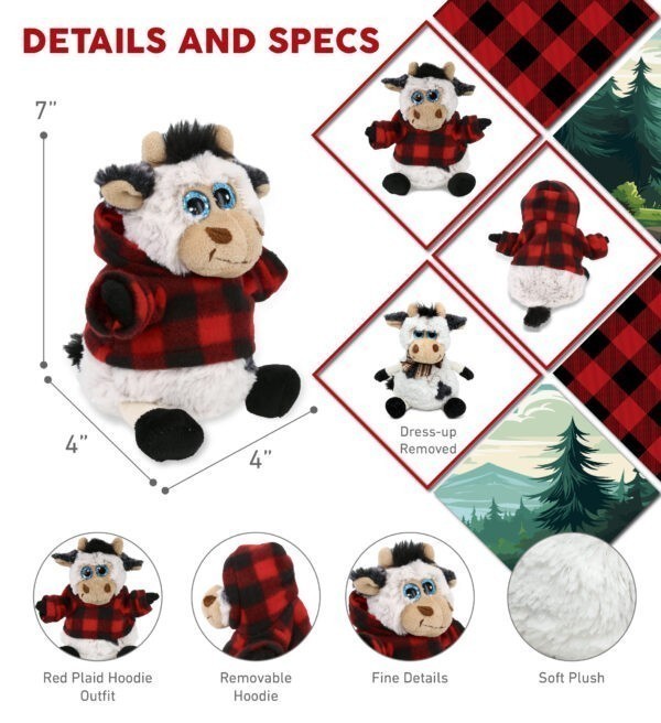 Sitting Cow - Super Soft Plush - Image 2