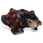 Lying Wild Black Bear – Super Soft Plush