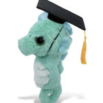 Seahorse With Graduation Dress Up – Big Eye Plush